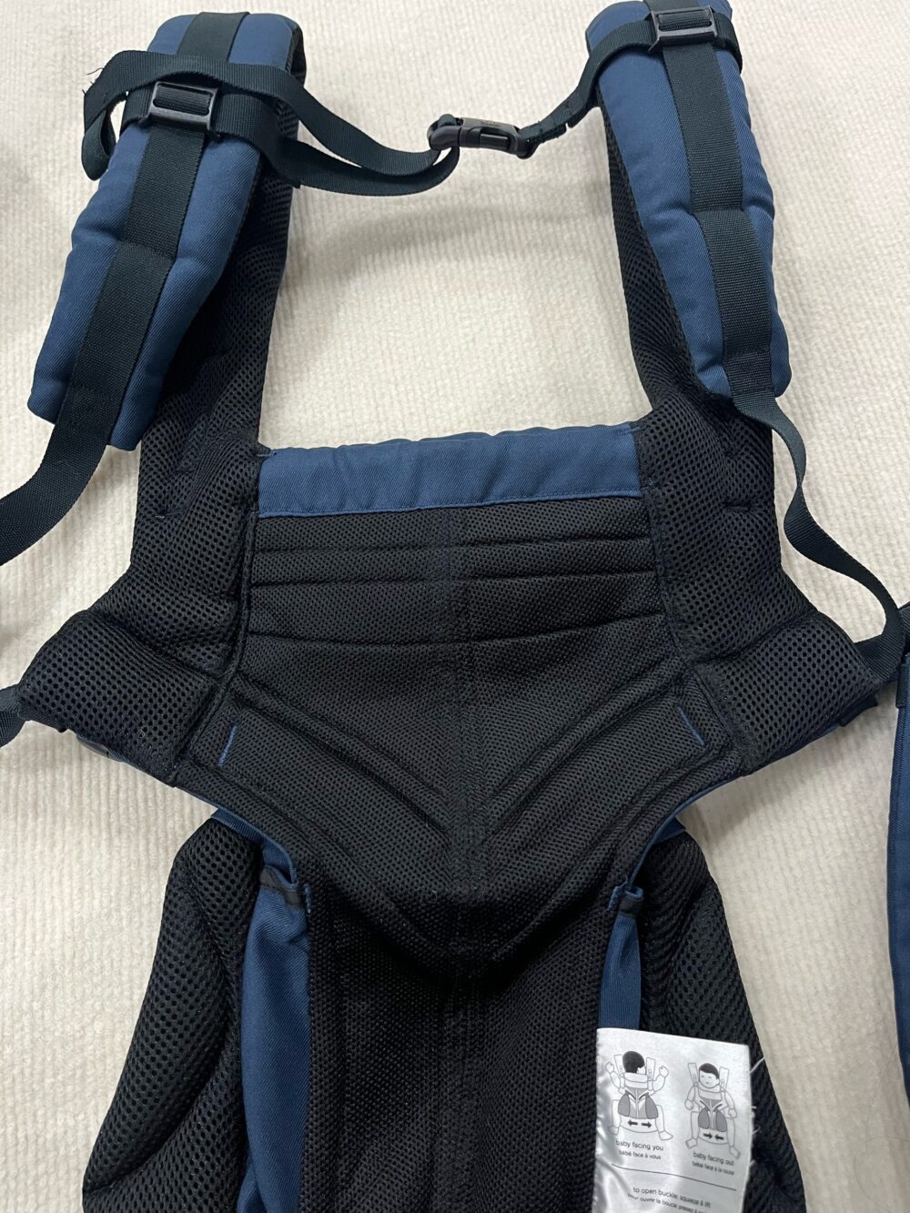 Địu Ergobaby Omni 360 Cool Air Mesh, Midnight Blue (full box) từ sơ sinh 3,2kg-20kg - Ảnh 13