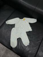 Bộ quần áo nỉ dài tay Moimoln hoạ tiết hoa ( size: 9/12m) - Ảnh 8