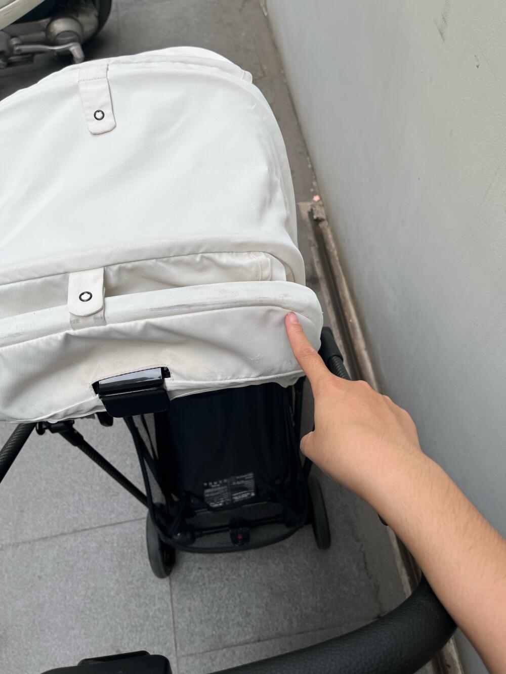 Xe đẩy Cybex Melio Carbon 3 màu trắng/ đen (sơ sinh-15kg) - Ảnh 25