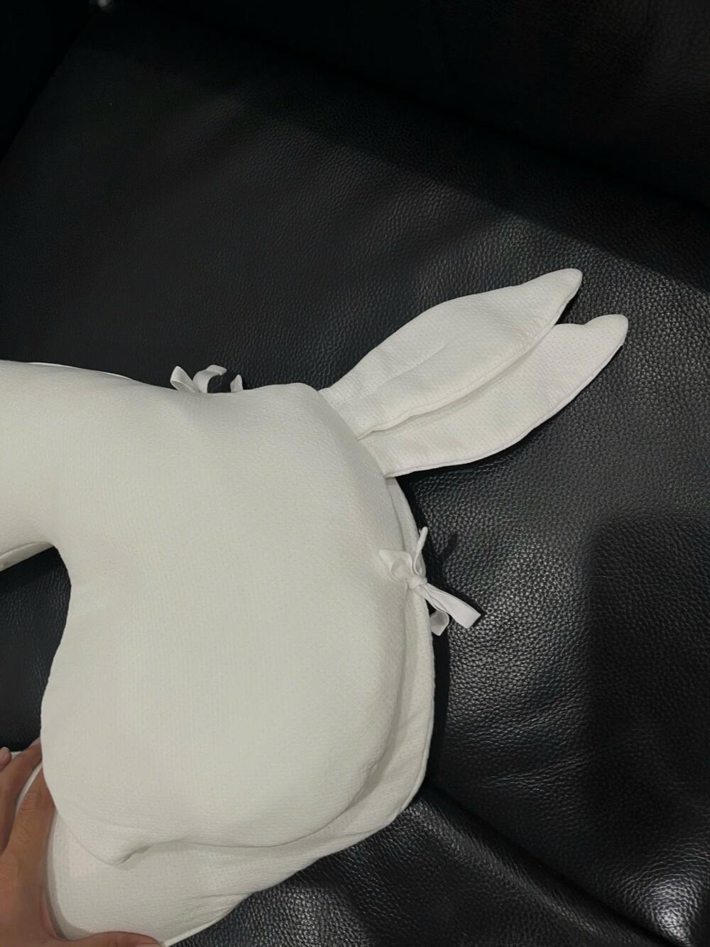 Gối thỏ Raras vải bamboo màu trắng - Ảnh 10