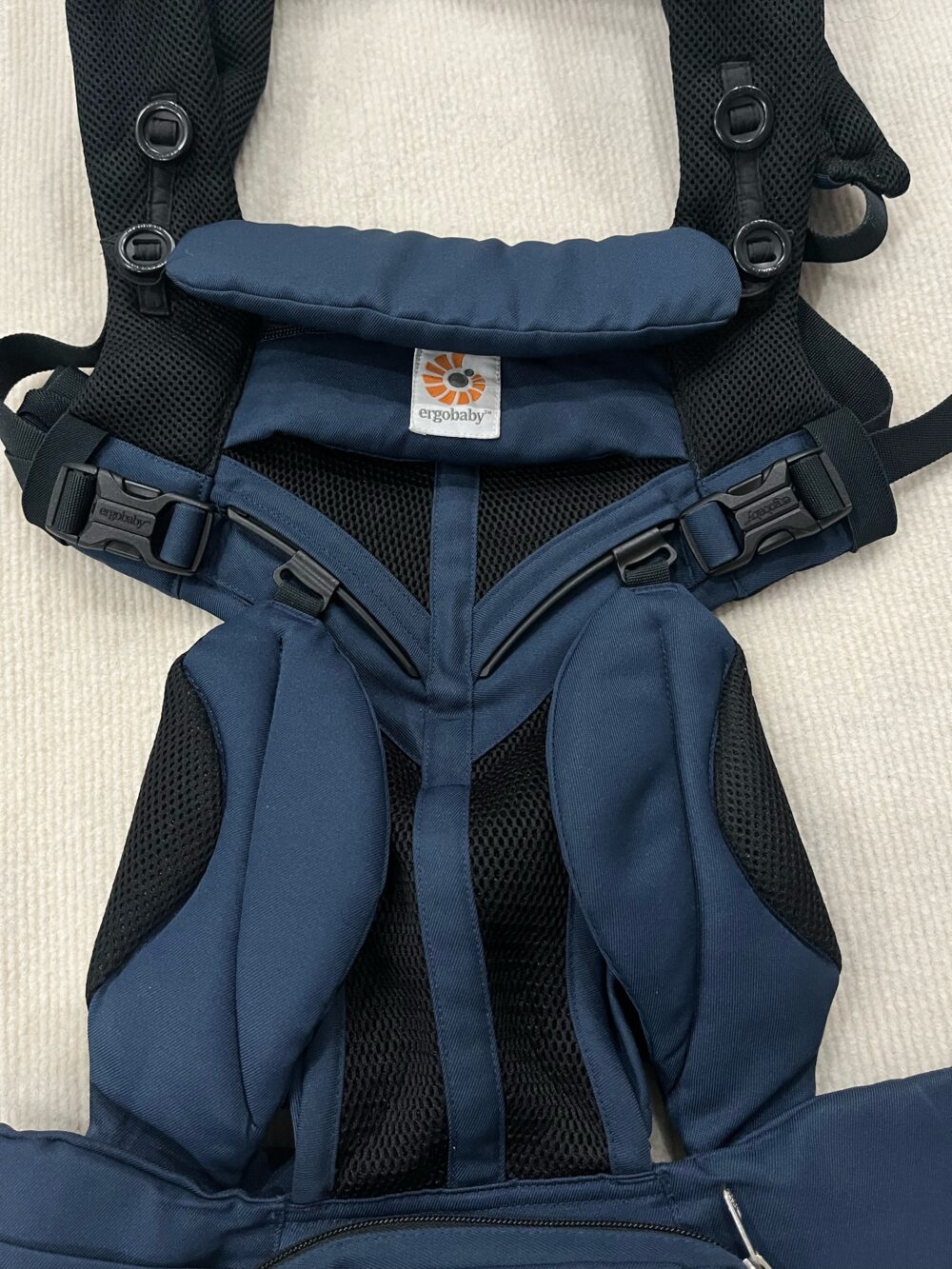 Địu Ergobaby Omni 360 Cool Air Mesh, Midnight Blue (full box) từ sơ sinh 3,2kg-20kg - Ảnh 15