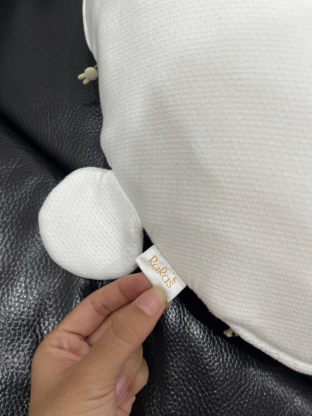 Gối thỏ Raras vải bamboo màu trắng - Ảnh 11