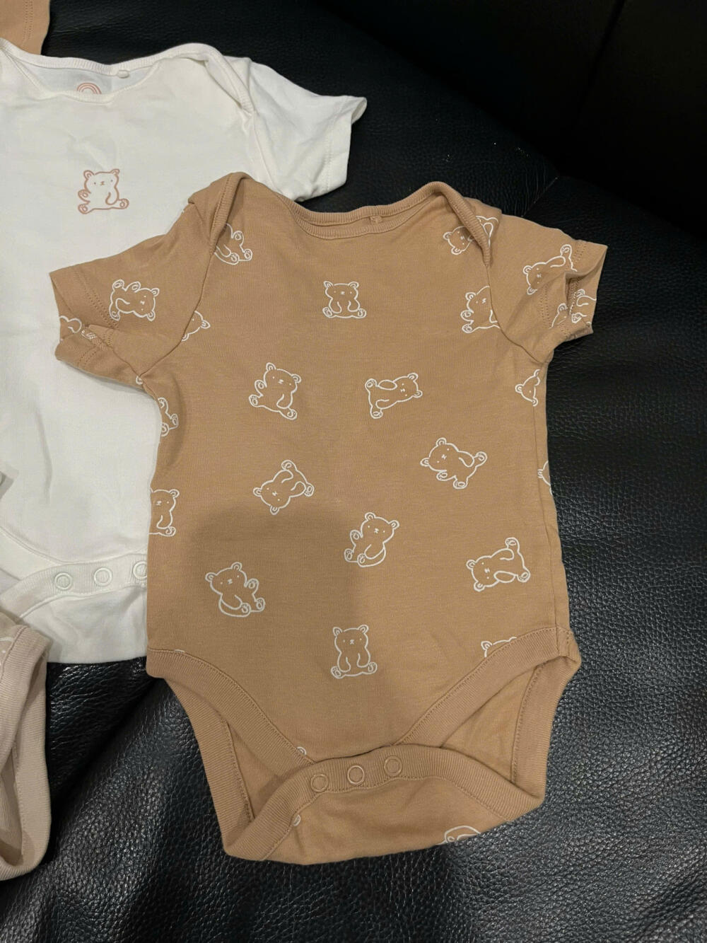 Set 4 bộ bodysuit Nextbaby gấu nâu trắng (size: 3/6m) tặng 1 bộ - Ảnh 15