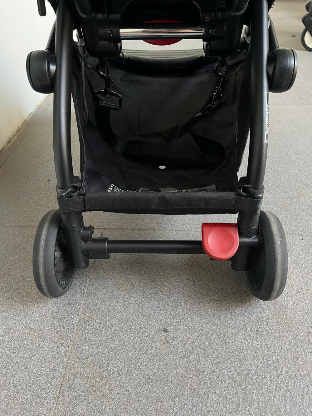 Xe đẩy yoyo+ màu đen kèm bọc tay da (size: 6M/22kg) - Ảnh 22