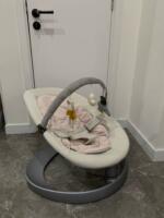 Nôi Nuna Leaf Curv kèm thanh đồ chơi màu xám/ hồng (sơ sinh - 60kg) - Ảnh 15