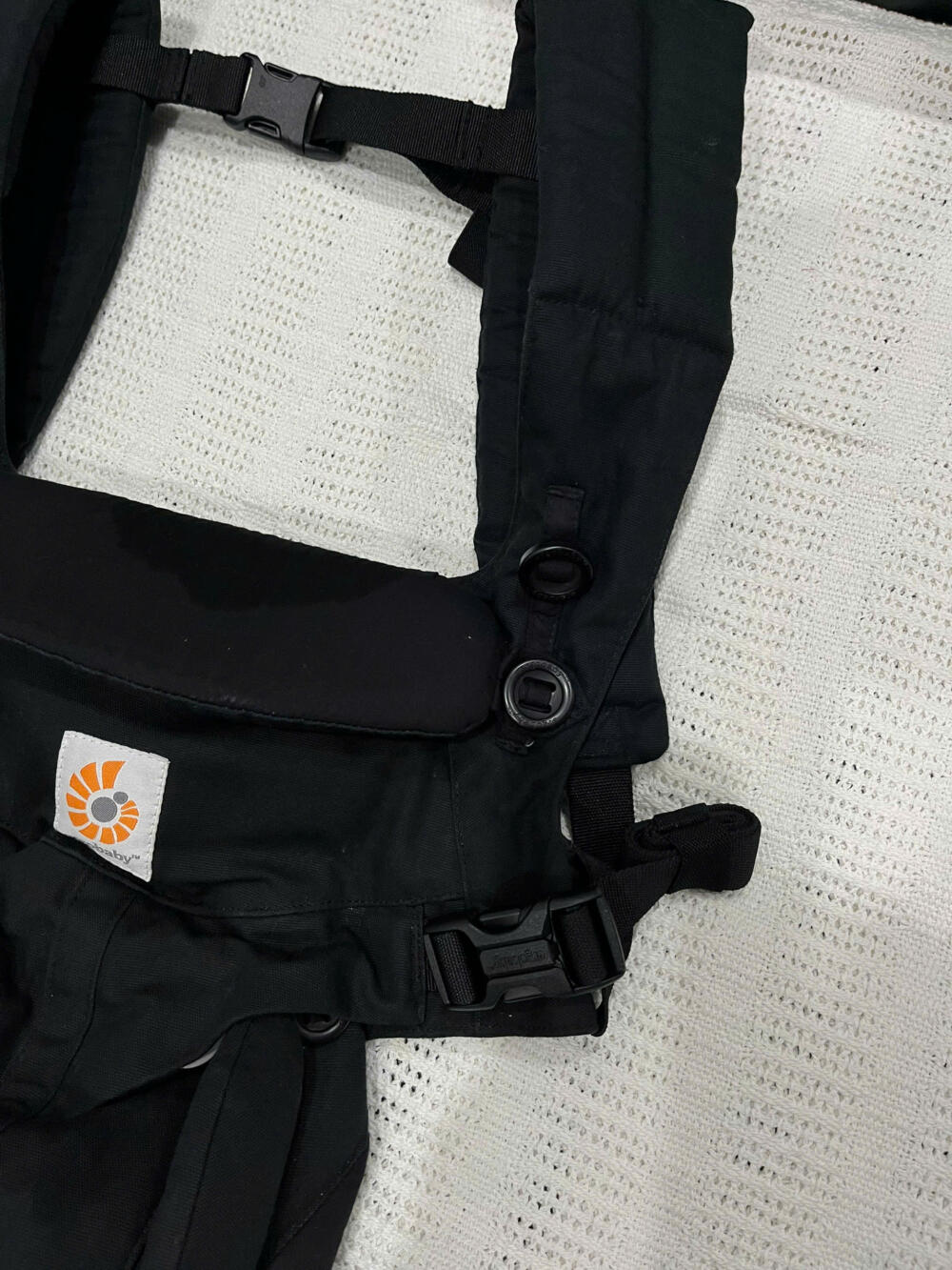 Địu Ergobaby Omni 360 Cotton màu đen (no box) - Ảnh 15