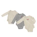 Set 3 bodysuit dài tay Vertbaudet (size: 18m/81cm)