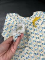 Bộ quần áo nỉ dài tay Moimoln hoạ tiết hoa ( size: 9/12m) - Ảnh 10