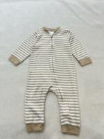 Set 2 bộ sleepsuit vải cotton H&M (size: 6/9m) - Ảnh 3
