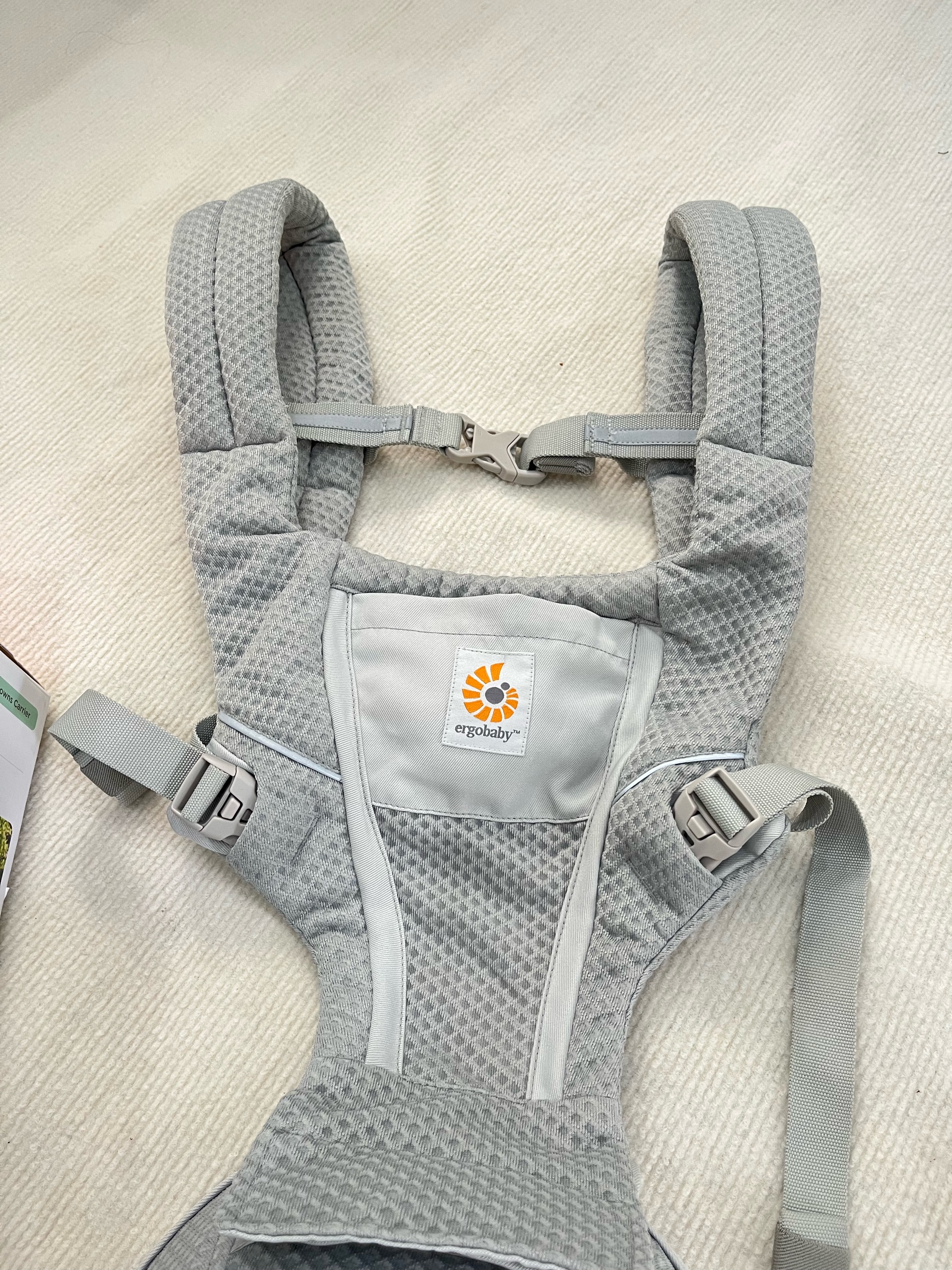 Địu Ergobaby Alta Hip Seat, Pearl Grey (5.5-20kg, từ 4m+, full box) - Ảnh 4