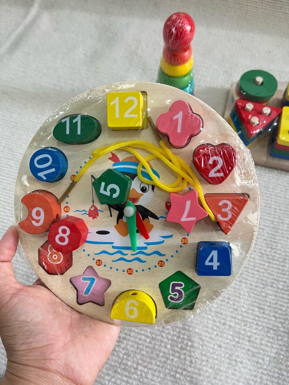 Set 3 bộ đồ chơi xếp hình phát triển trí não cho bé (mới 100% nguyên seal) - Ảnh 5