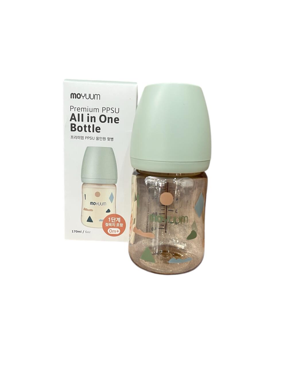 Bình sữa Moyuum thế hệ 3 PPSU 170ml ,mèo vàng (size:0m+, full box) - Ảnh 2