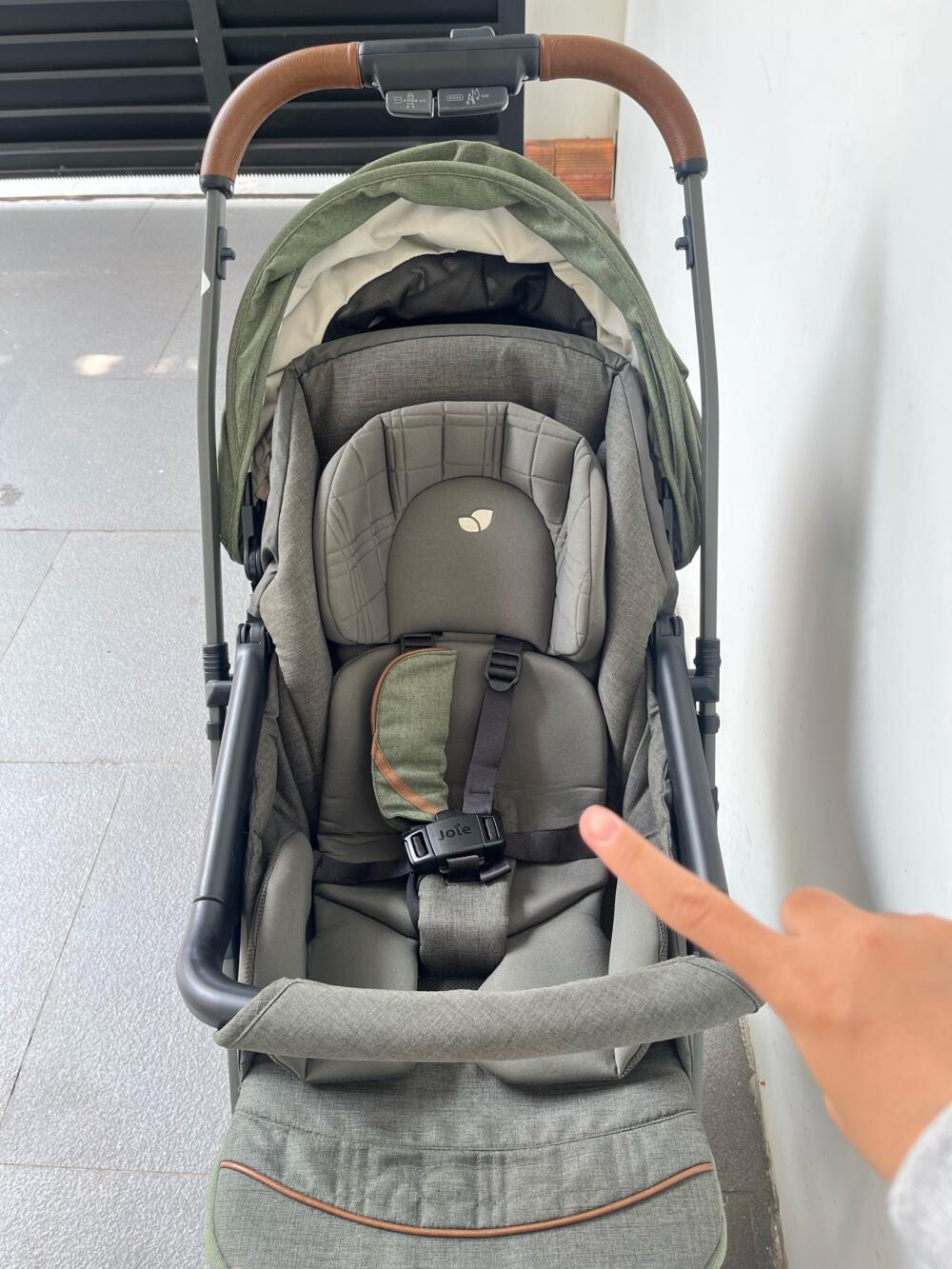 Xe đẩy Joie SMA Baggi 4WD Drift - Pine 2 chiều (sơ sinh-15kg) - Ảnh 9