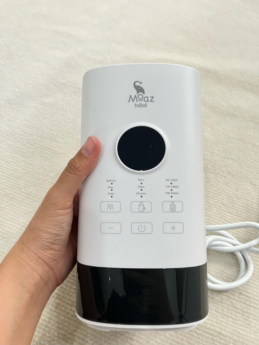 Máy hâm sữa Moaz Bébé (no box) - Ảnh 5