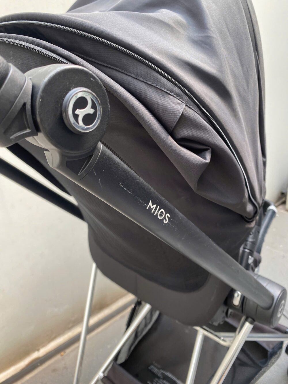 Xe đẩy Mios đen khung bạc (0-22kg) - Ảnh 10