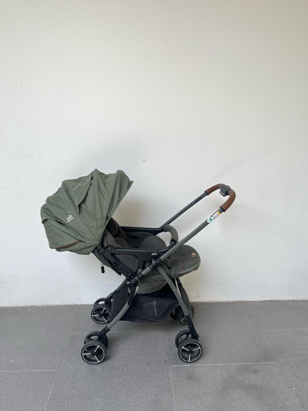 Xe đẩy Joie SMA Baggi 4WD Drift - Pine 2 chiều (sơ sinh-15kg) - Ảnh 6