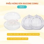 Phễu Hứng Sữa Silicone Coniu Gen X hình vỏ sò (full box) - Ảnh 2
