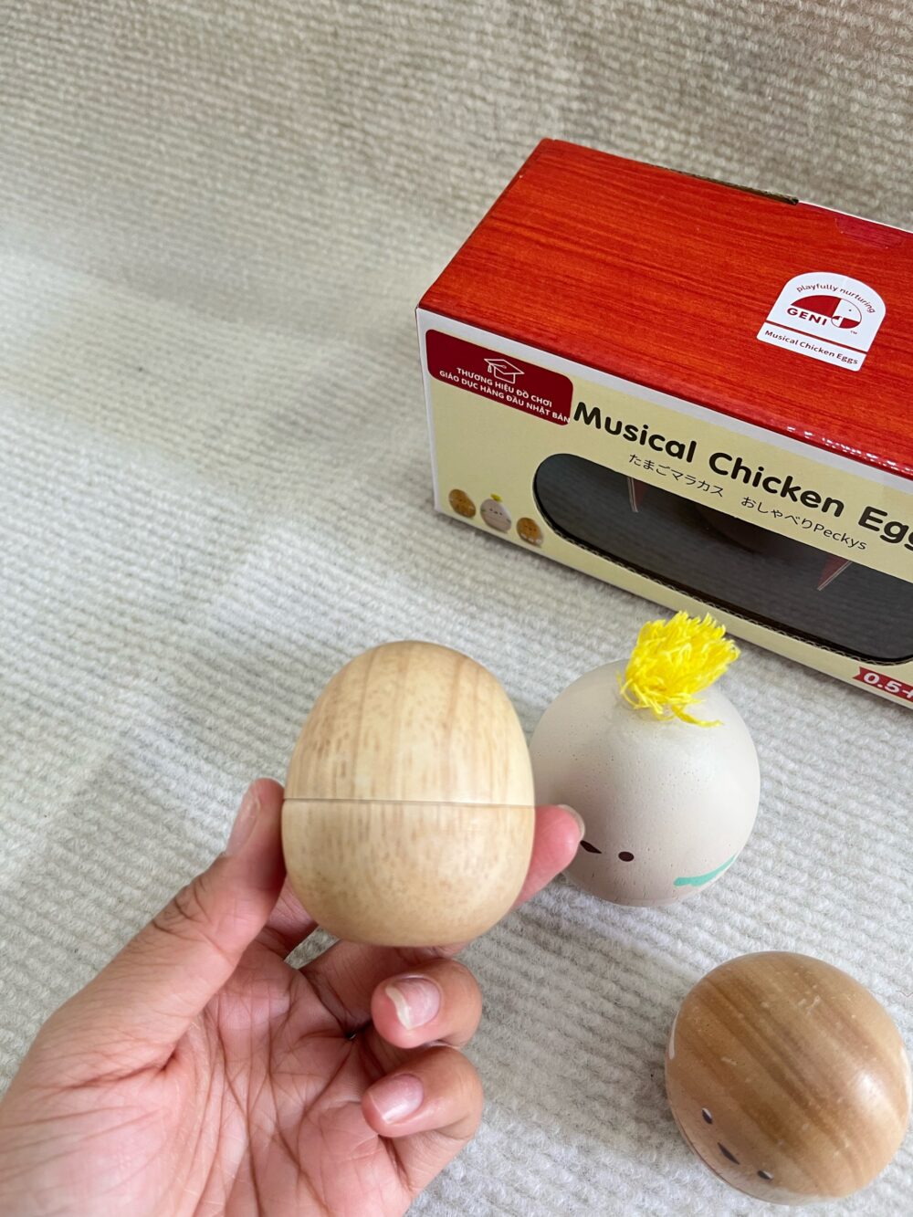 Bộ trứng gà có âm thanh Peckys by Geni (fullbox) - Ảnh 8