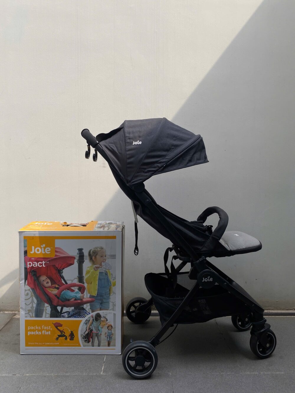Xe đẩy Joie Pact Ember màu đen - BH T7/2026 (fullbox) - Ảnh 5
