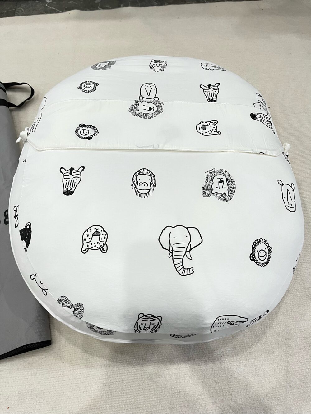 Gối chống trào ngược cho bé Dono&Dono vải airmesh animal (còn túi đựng vải) - Ảnh 4