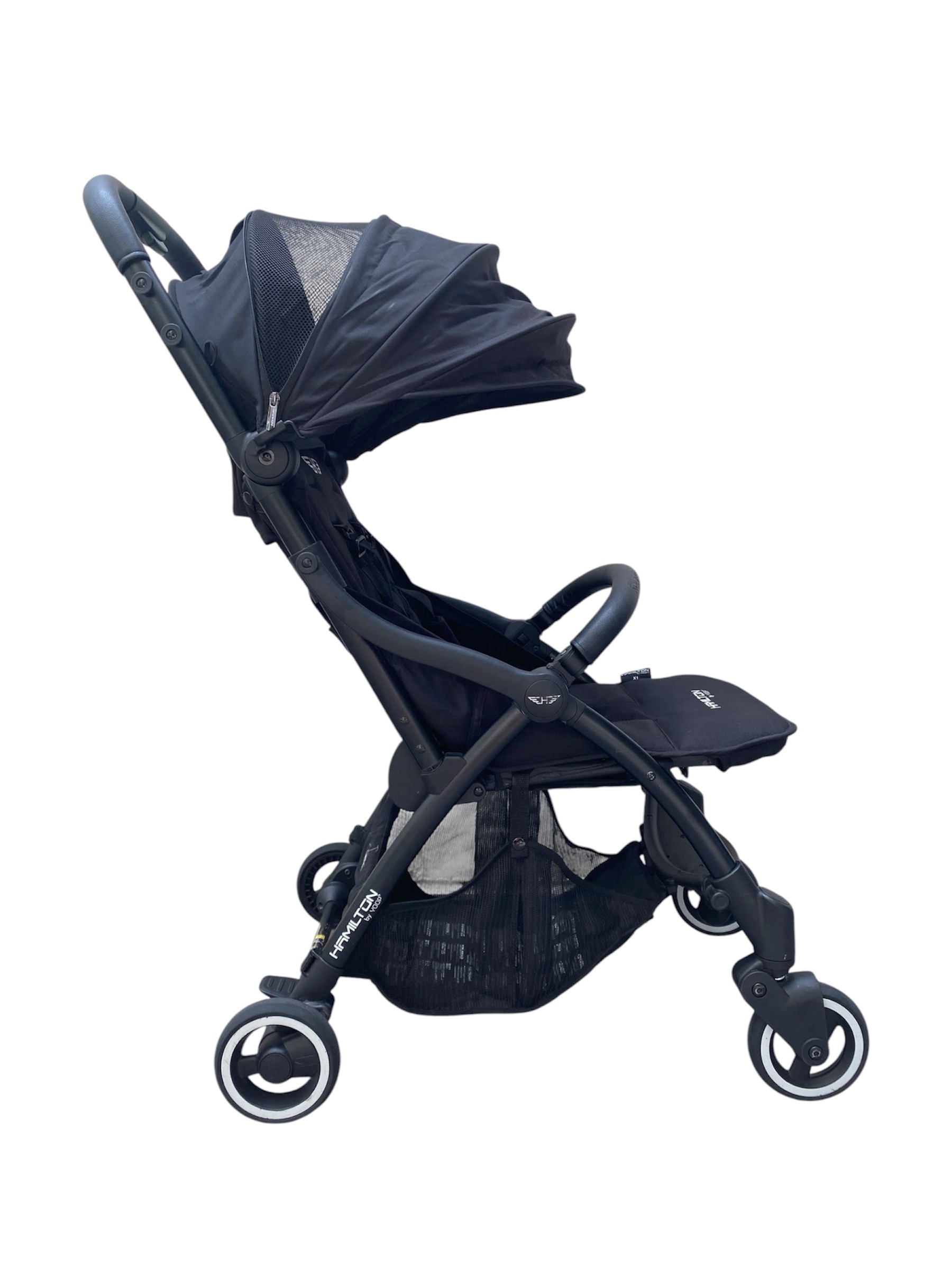 2c256ab520504498bb7045ba7e356e5a Xe đẩy Hamiltom X1 (màu đen) cho từ sơ sinh - Ảnh 1