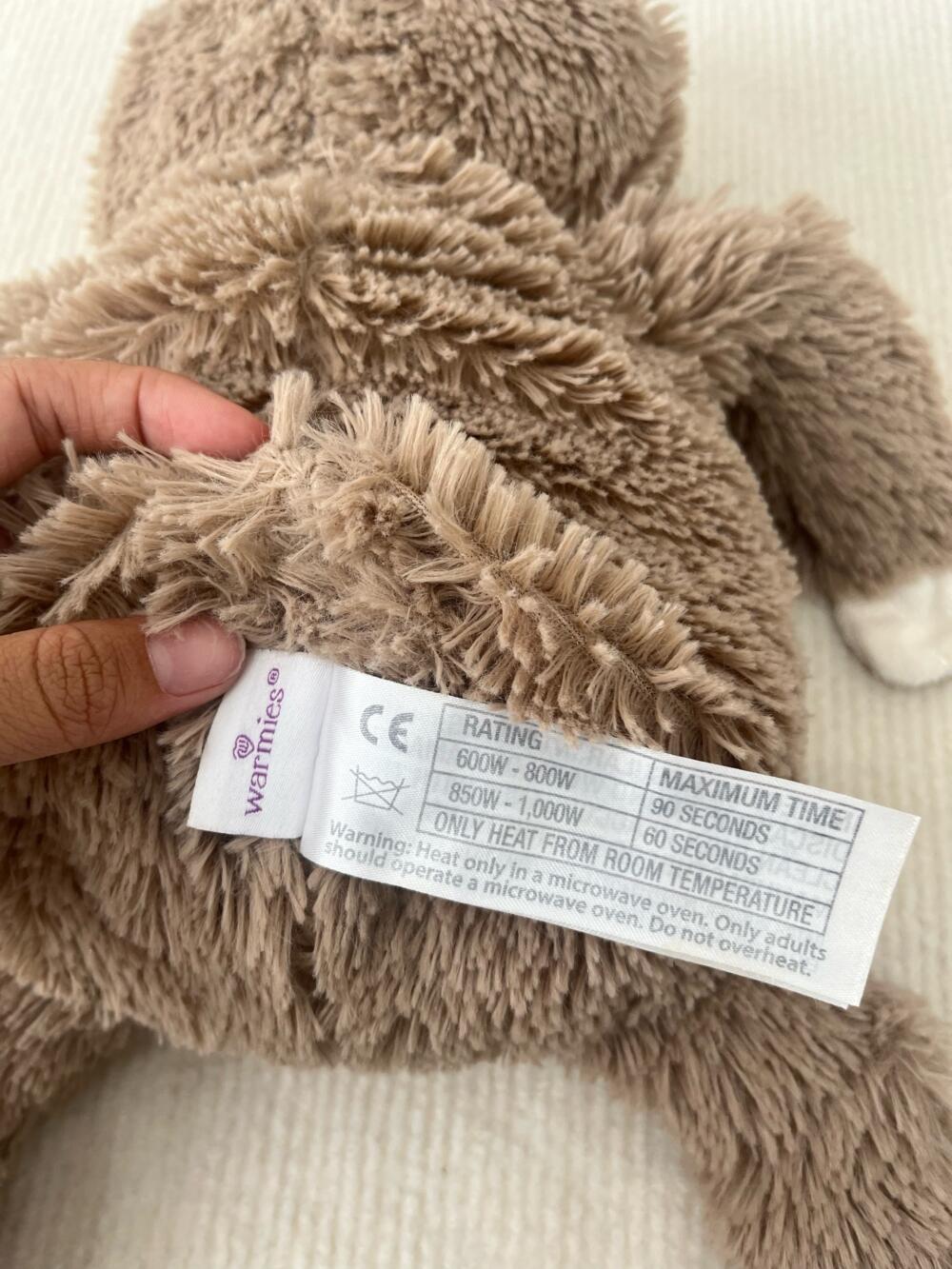 Gấu bông Warmies con lười - Ảnh 8