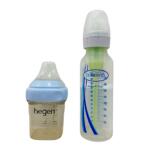 Set 2 bình sữa Hegen 150ml, Dr's Browns 250ml (size núm 0m+, no box)