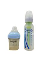 Set 2 bình sữa Hegen 150ml, Dr's Browns 250ml (size núm 0m+, no box)