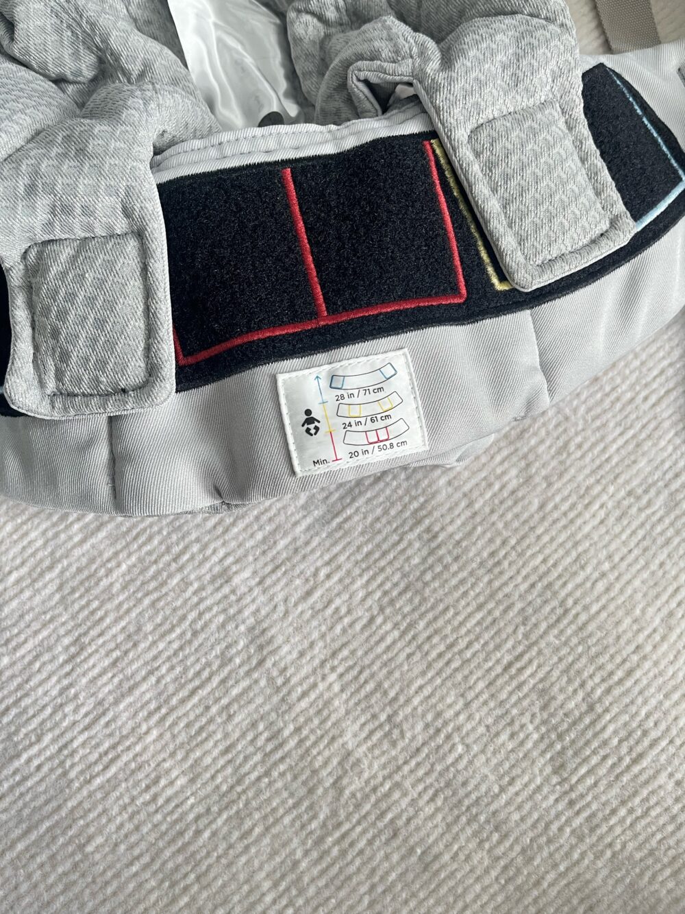 Địu Ergobaby Omni Breeze, Pearl Grey (0m+, full box) - Ảnh 14