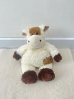 Gấu bông Warmies con bò (trắng/ nâu) - Ảnh 3