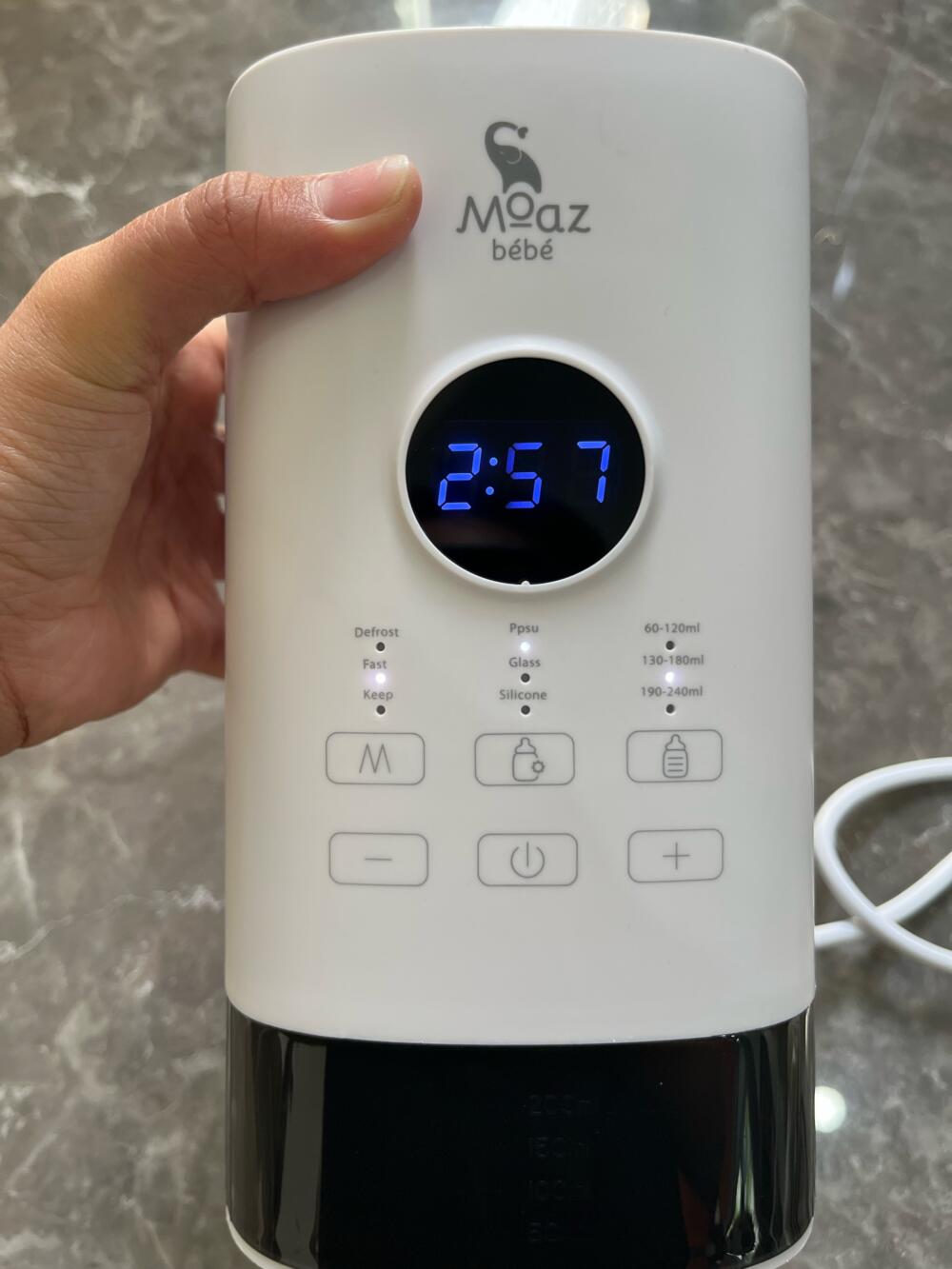 Máy hâm sữa Moaz Bébé (no box) - Ảnh 6