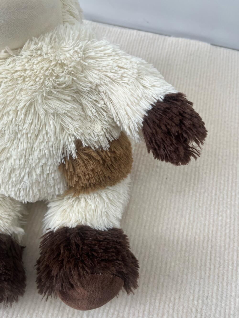 Gấu bông Warmies con bò (trắng/ nâu) - Ảnh 5