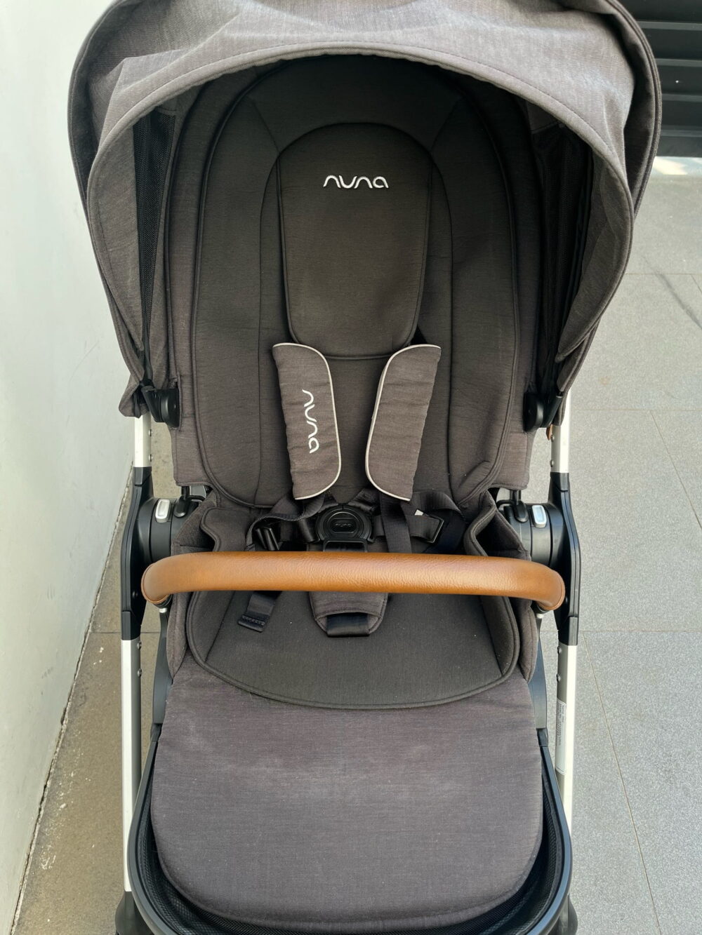 Xe đẩy Nuna Triv màu xám khung bạc kèm phụ kiện đi kèm / cho từ 0M+ đến 4 tuổi (22kg) - Ảnh 14