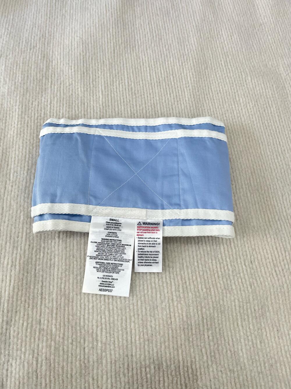 Ủ Quấn Tay Anna&Eve - likenew (màu xanh) - Ảnh 6