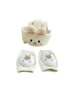 Mũ bảo vệ đầu cho bé tập đi Monona ( tặng kèm tất tập bò cho bé) - Ảnh 2