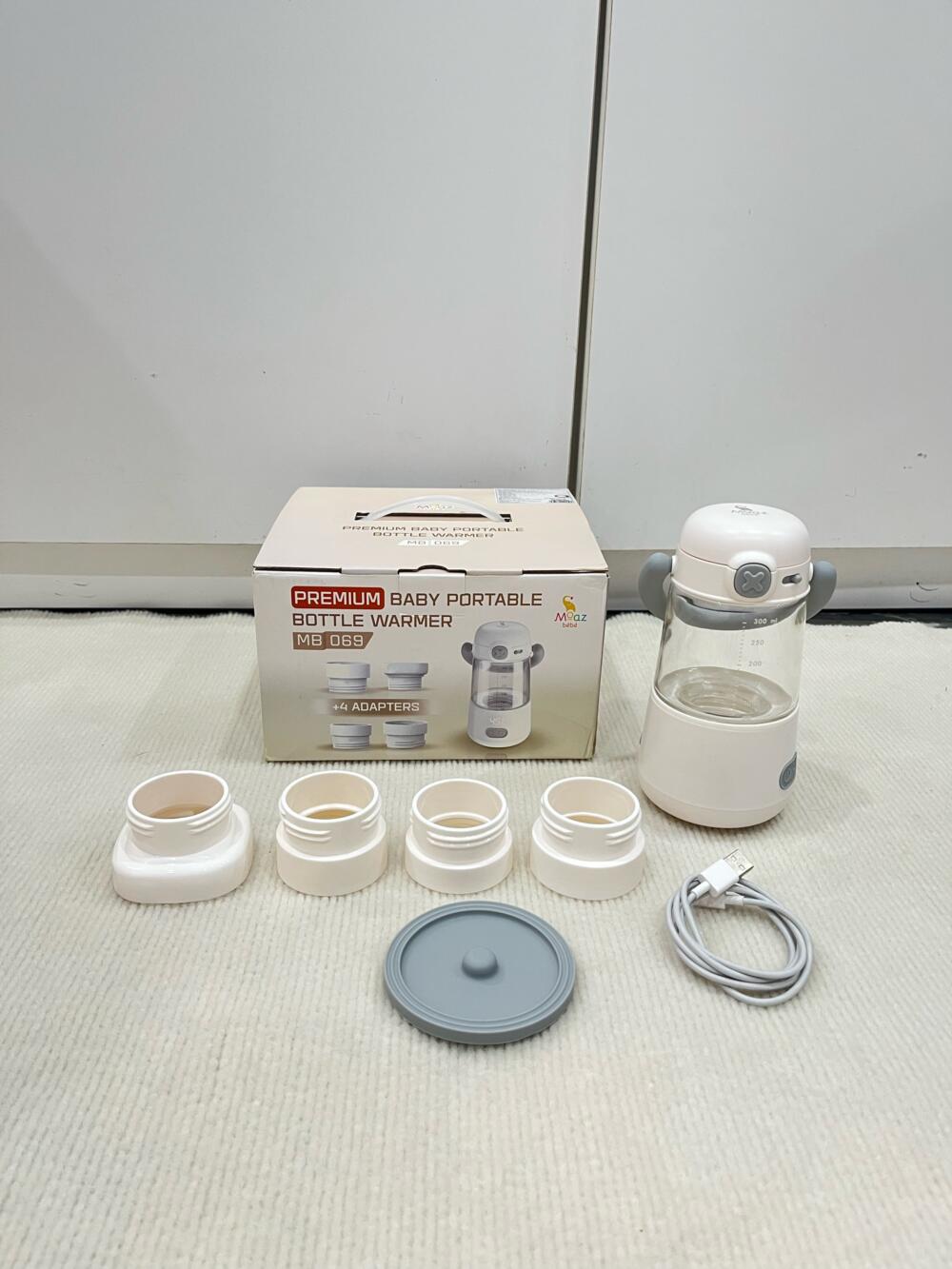 Máy hâm sữa di động không dây Moaz bébé MB069 ( full box, tặng kèm 2 cổ nối) - Ảnh 16