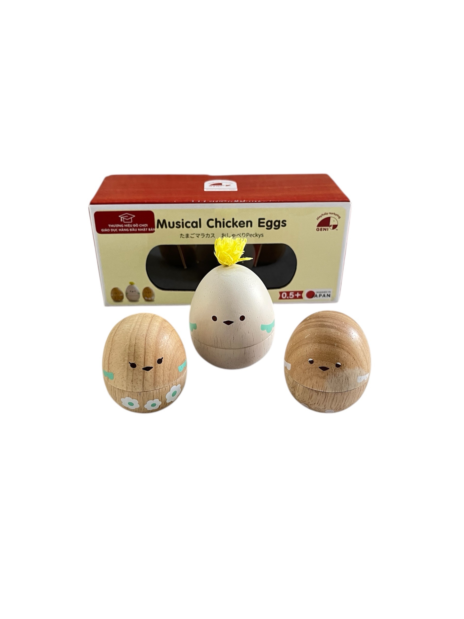 Bộ trứng gà có âm thanh Peckys by Geni (fullbox)