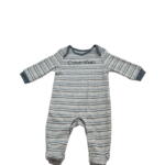 Sleepsuit Calvin Klein hoạ tiết sọc ngang (Size: 3/6m)