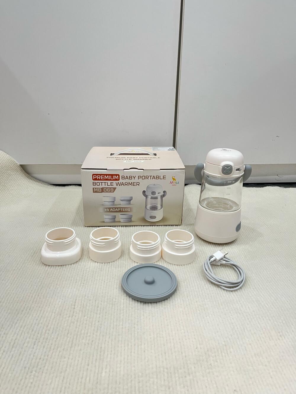 Máy hâm sữa di động không dây Moaz bébé MB069 ( full box, tặng kèm 2 cổ nối) - Ảnh 14