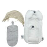 Gối chống trào ngược Chilux gấu trắng (kèm phụ kiện)