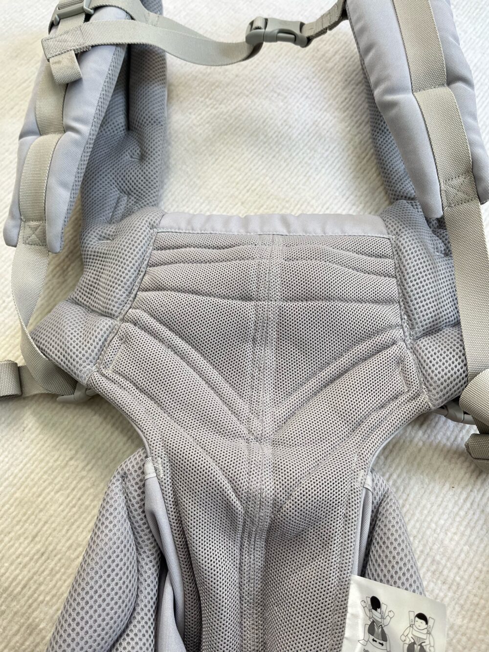 Địu Ergobaby Omni 360 Cool Air Mesh, Pearl Grey (0m+, no box) - Ảnh 14