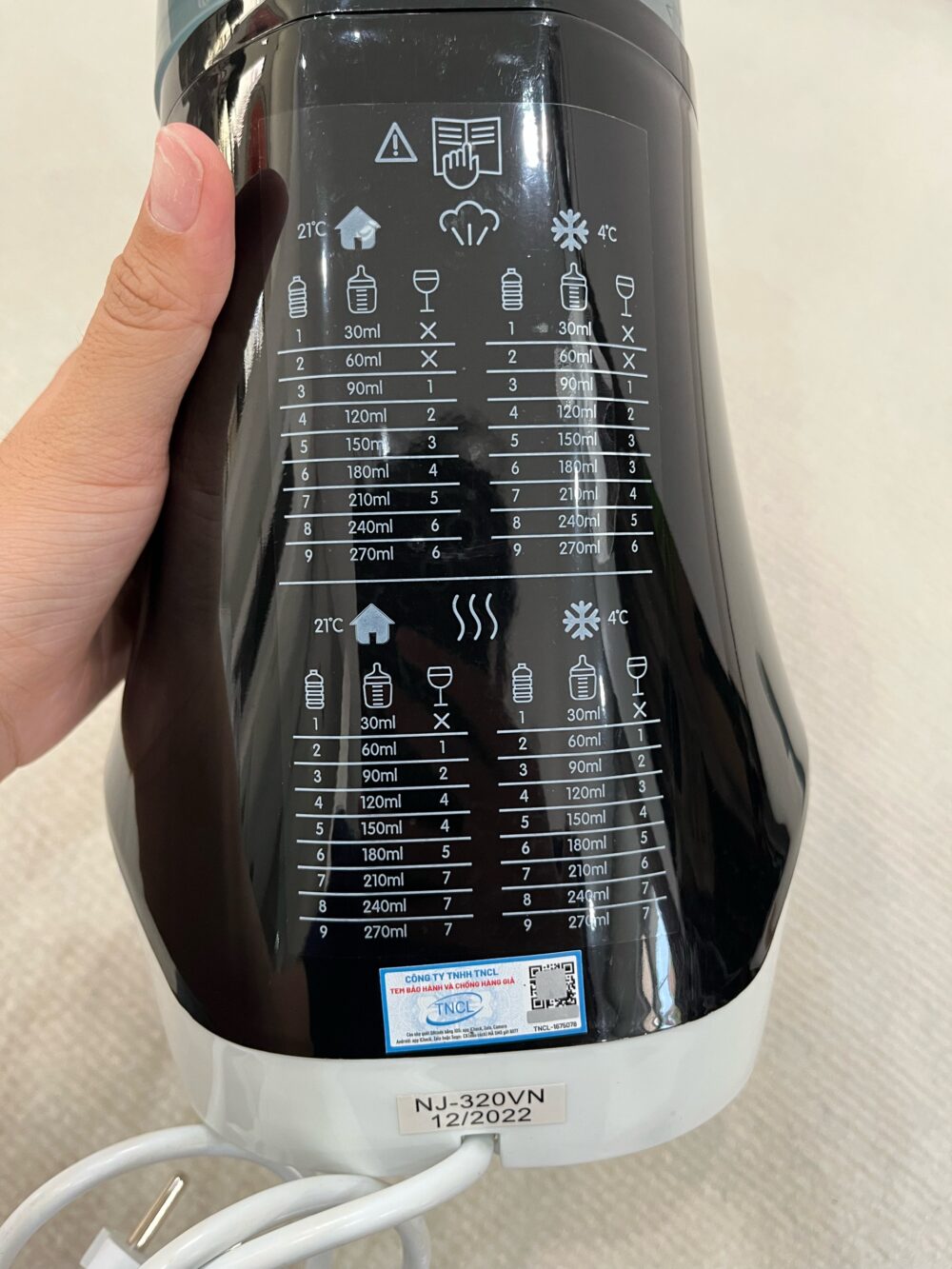Máy hâm sữa Baby Breeza bản ko Bluetooth (no box) - Ảnh 10