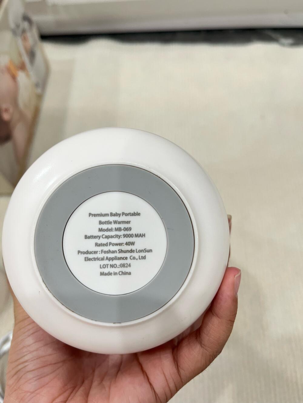 Máy hâm sữa di động không dây Moaz bébé MB069 ( full box, tặng kèm 2 cổ nối) - Ảnh 15