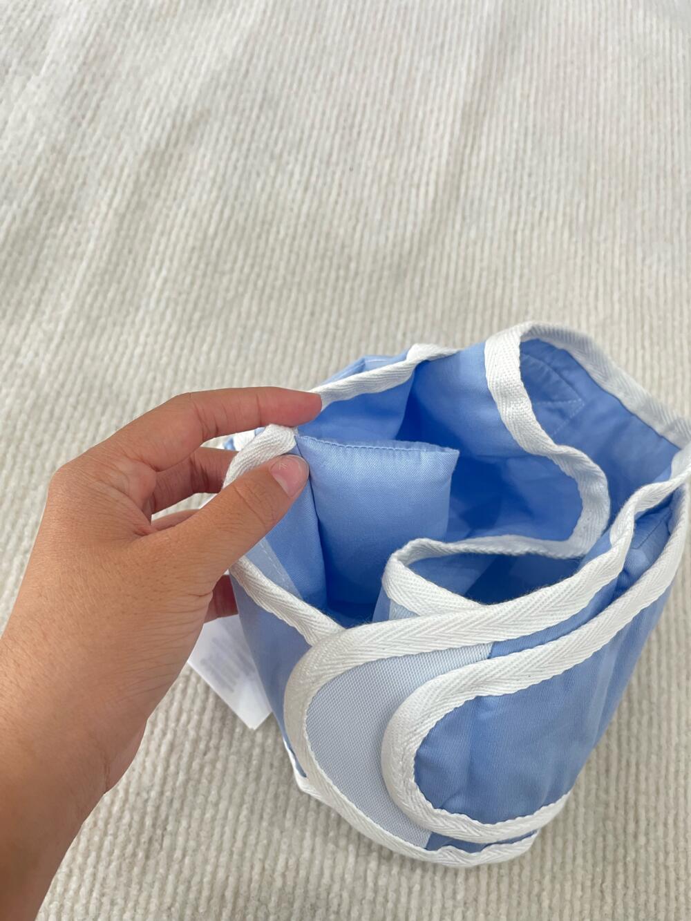 Ủ Quấn Tay Anna&Eve - likenew (màu xanh) - Ảnh 3