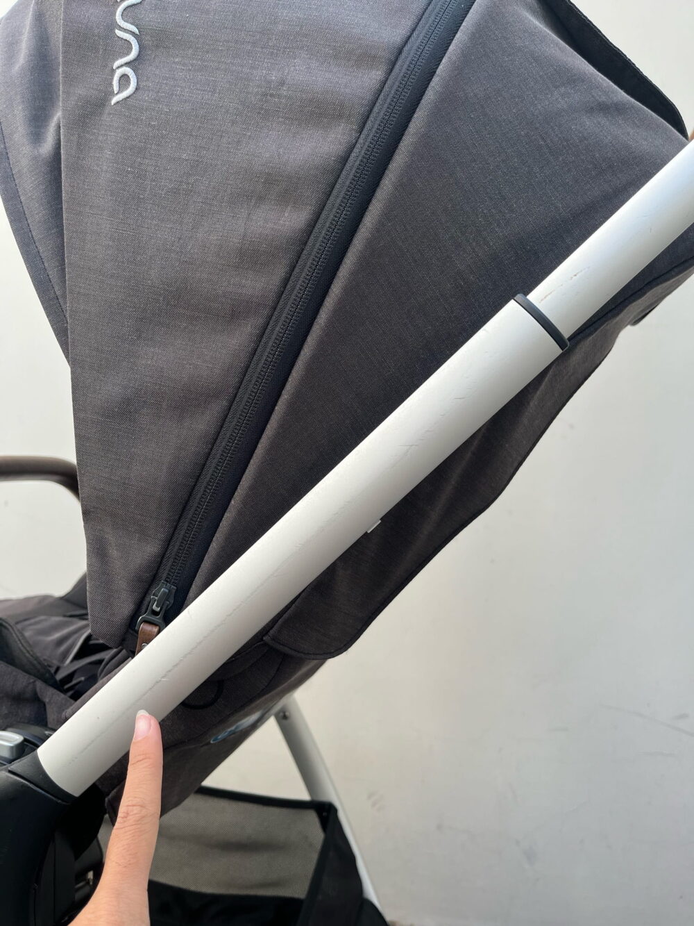 Xe đẩy Nuna Triv màu xám khung bạc kèm phụ kiện đi kèm / cho từ 0M+ đến 4 tuổi (22kg) - Ảnh 9