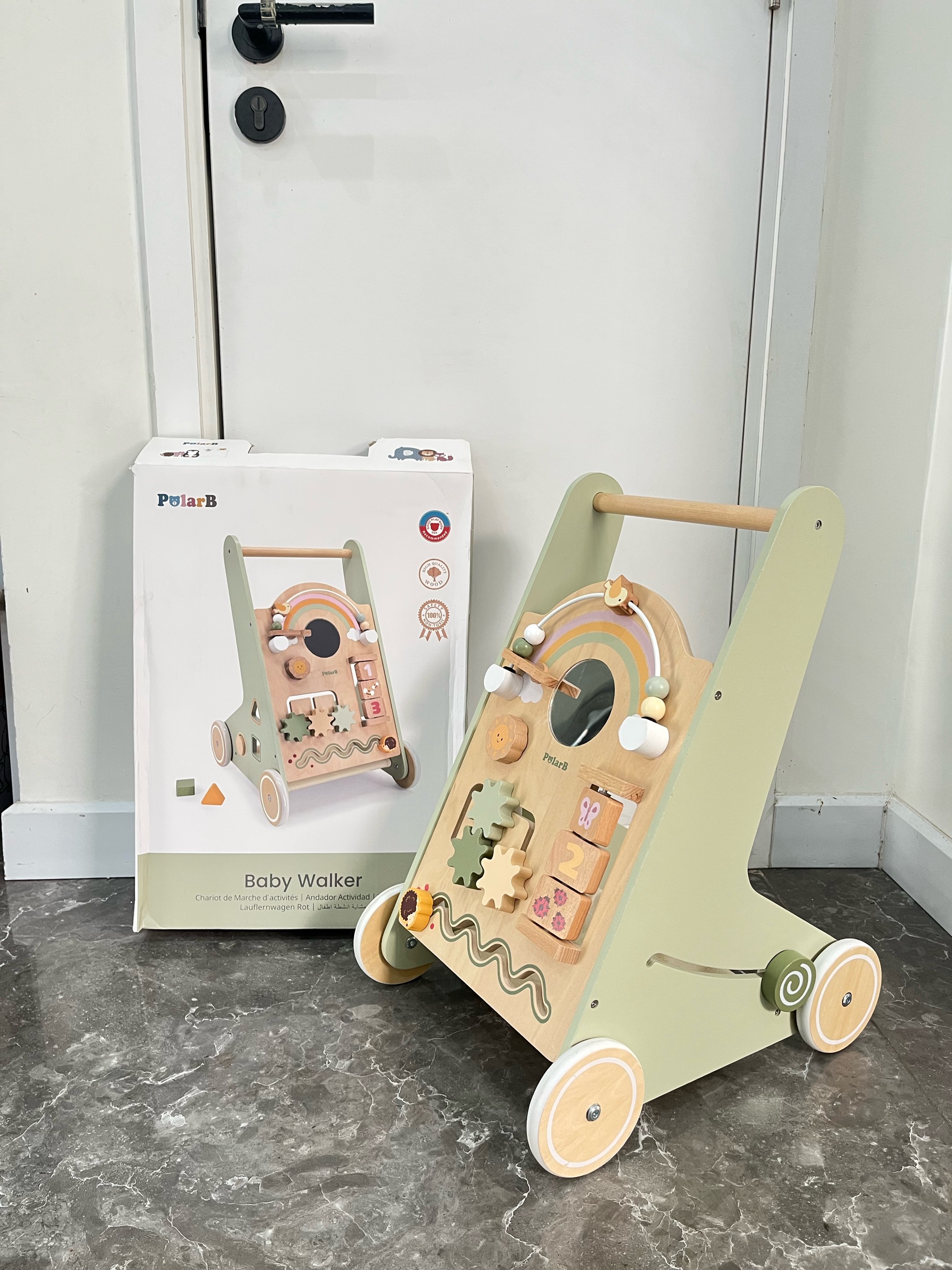 Xe tập đi Polar B cầu vồng (full box) - Ảnh 7