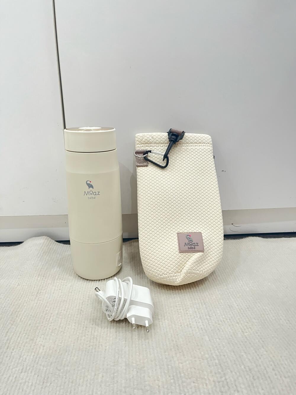 Bình đun nước pha sữa di động Moaz bébé MB058 (kèm túi đeo giữ nhiệt bình) - Ảnh 4