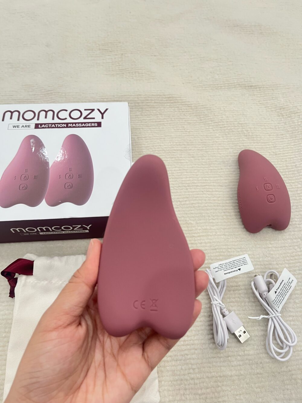 Máy massage ngực Momcozy - máy đôi (full box) - Ảnh 3