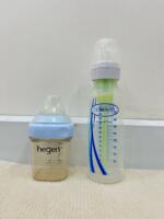 Set 2 bình sữa Hegen 150ml, Dr's Browns 250ml (size núm 0m+, no box) - Ảnh 9