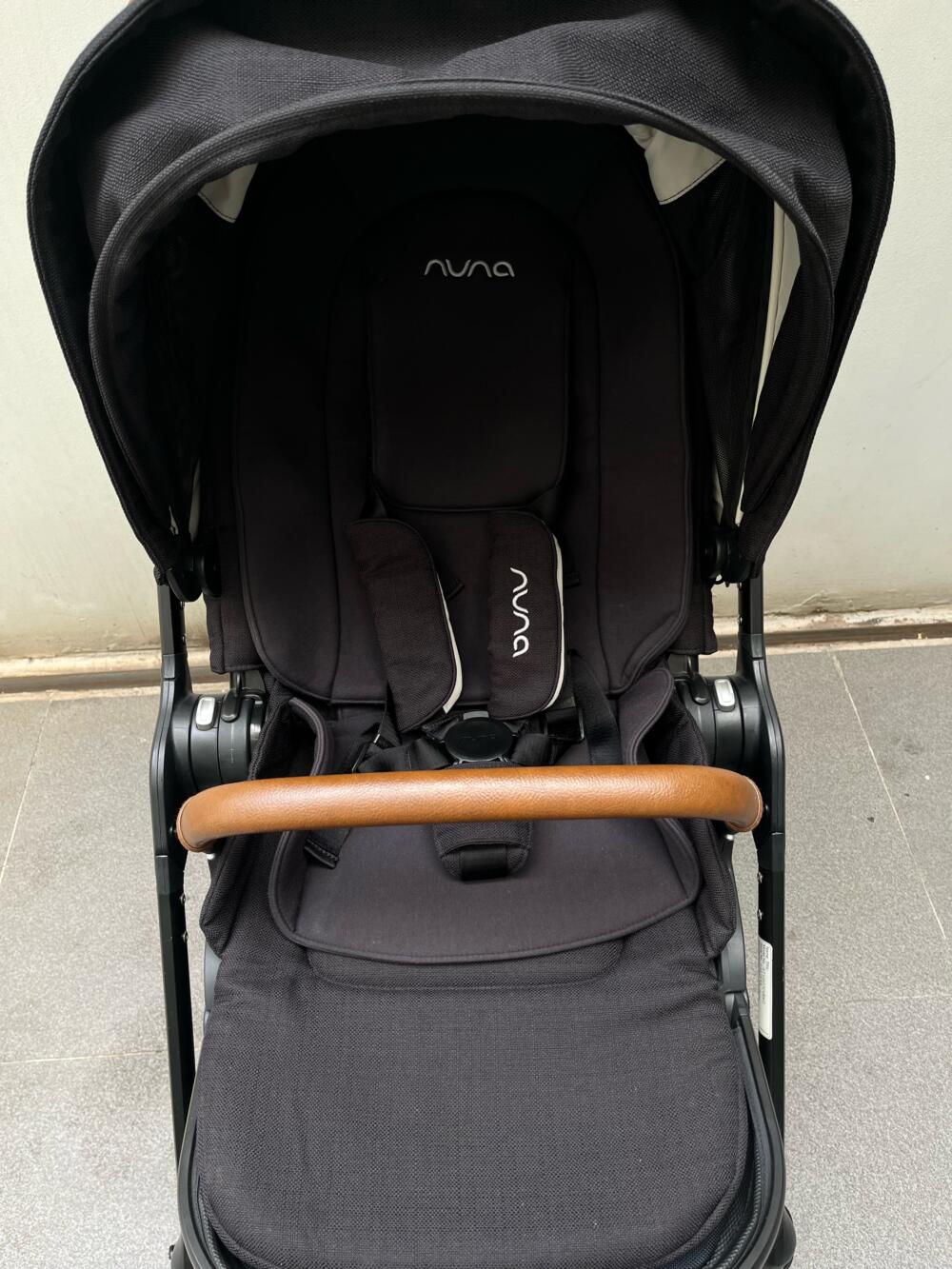 Xe đẩy Nuna triv đen khung đen( 0/4m) - Ảnh 6